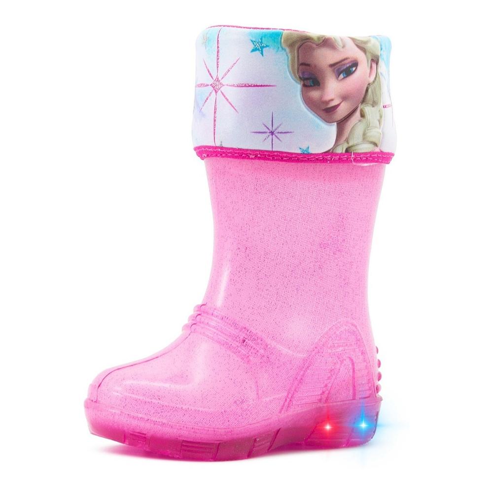 Foto 4 pulgar | Bota Lluvia Frozen Niña Bubble Gummers Wendy Lila/cr (13-21) Fucsia Oscuro