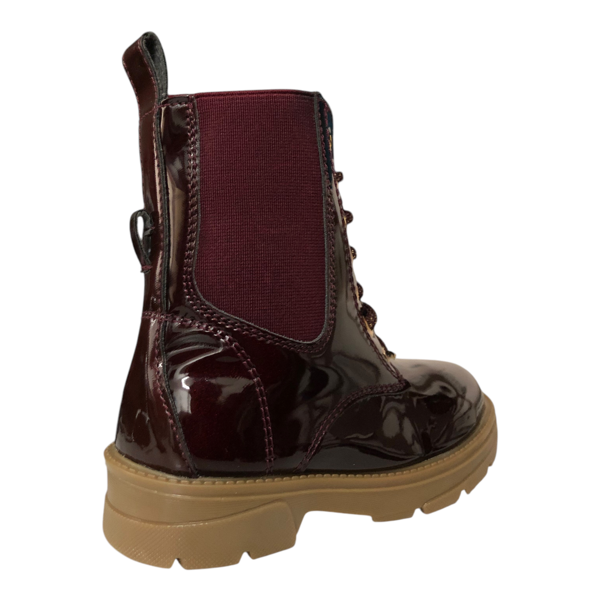 Foto 4 | Bota Charol Merlot Para Niña Patey Girls