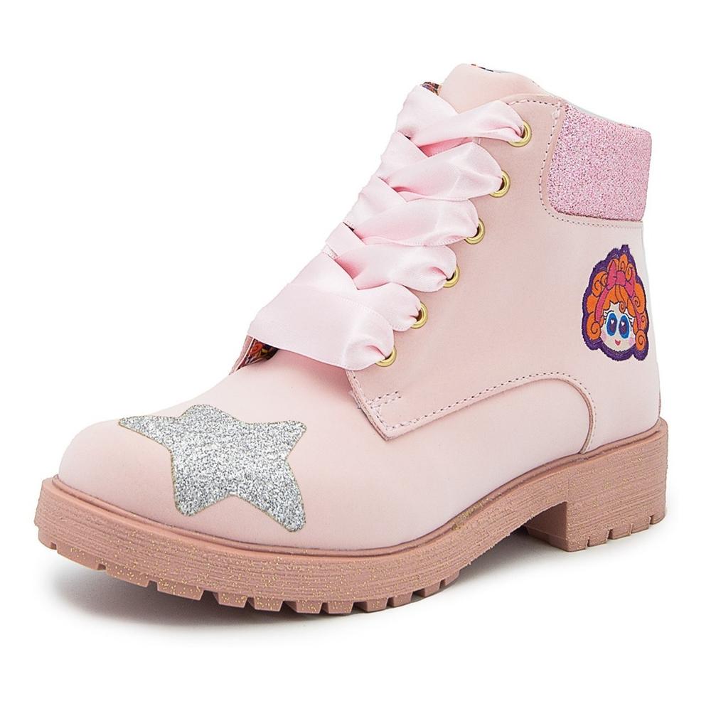 Foto 3 pulgar | Bota Niña Moda Distroller Chamoy Rosa Pastel Arcoiris 18-25 Rosa Claro