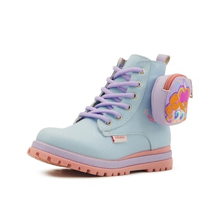 Foto 3 | Bota Botín Con Monedero Niña Distroller Chamoy Azul 15-24 Azul Cielo