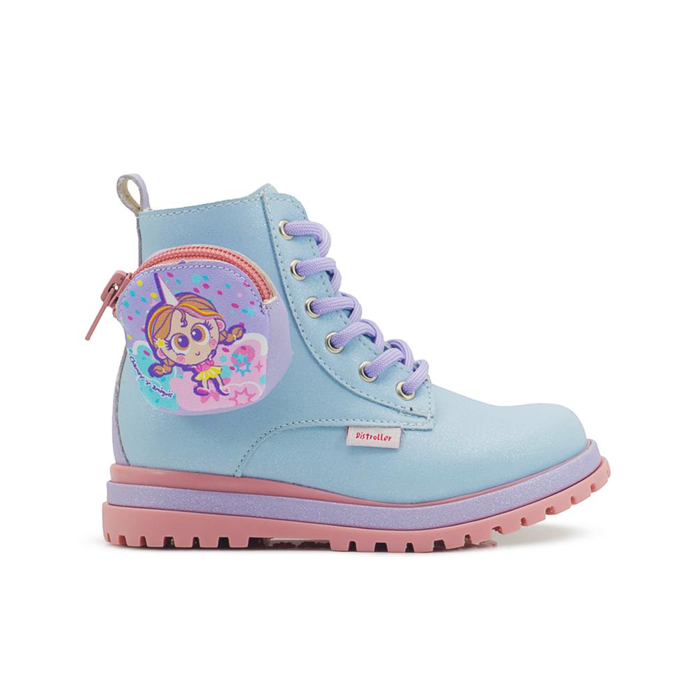 Foto 6 | Bota Botín Con Monedero Niña Distroller Chamoy Azul 15-24 Azul Cielo