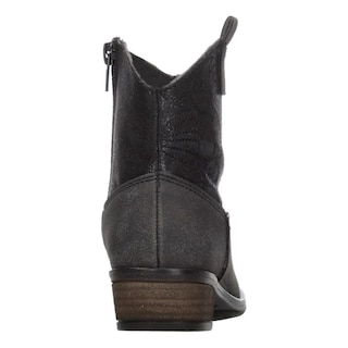 Foto 7 | Bota Vaquera Niña Jakuna Negro Texana De Cierre Zipper Negro