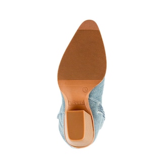 Foto 5 | Botas Vaqueras Moda Casual Para Niña Creek-15k Azul Petroleo