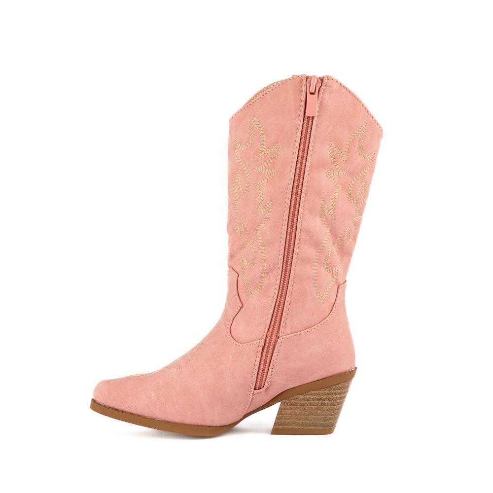 Foto 2 | Botas Vaqueras Moda Casual Para Niña Creek-15k Rosa