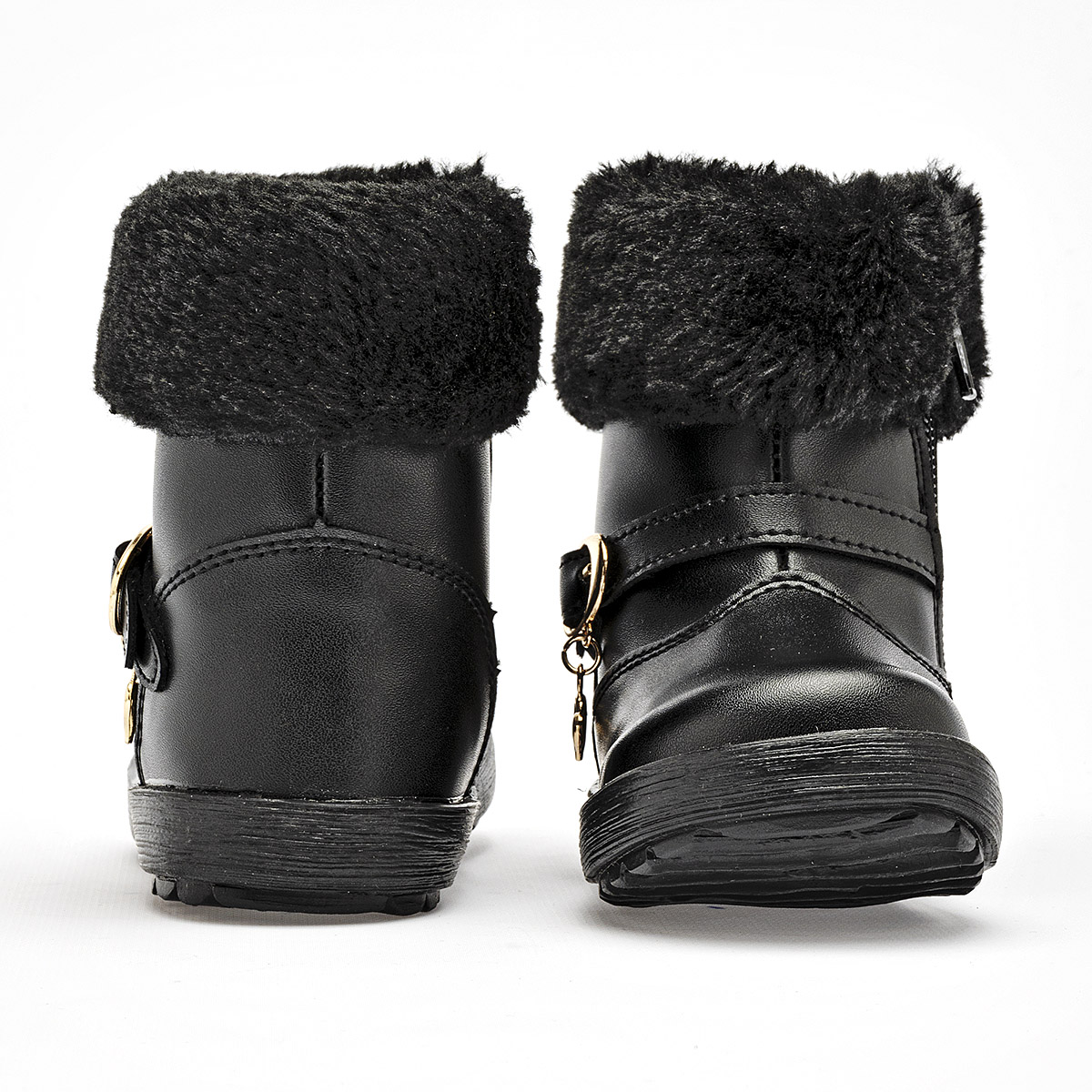 Foto 4 pulgar | Yondeer Botitas Para Bebé Niña Negro