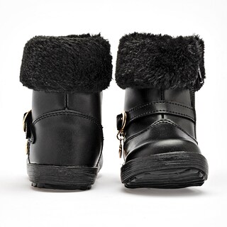 Foto 3 | Yondeer Botitas Para Bebé Niña Negro