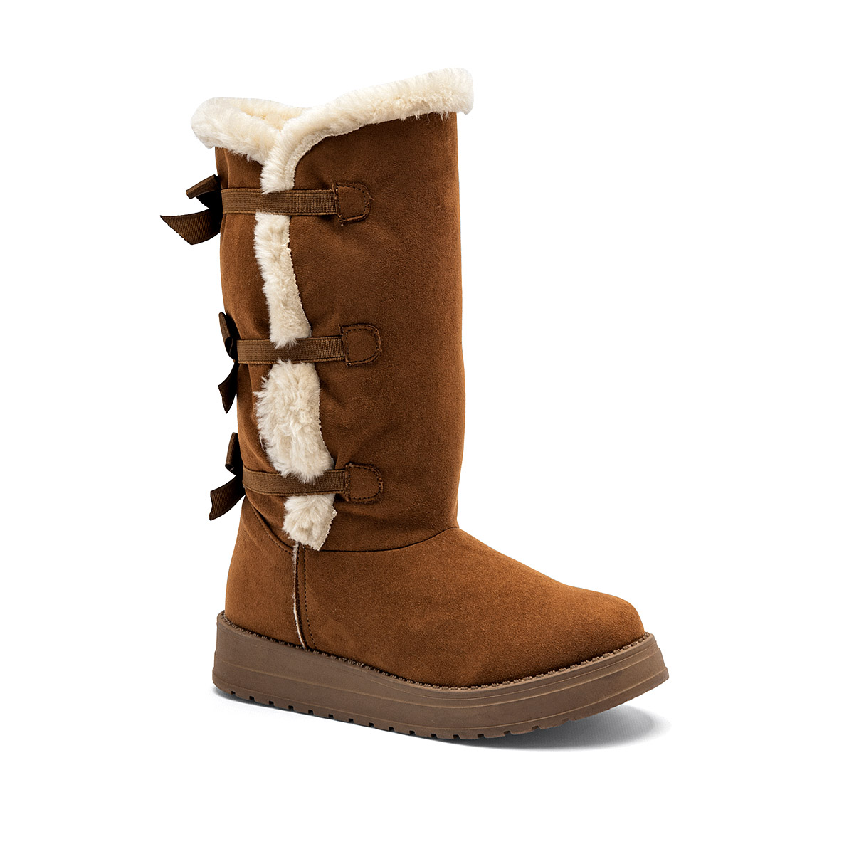 Rojo Cereza Bota Para Niña Camel $964