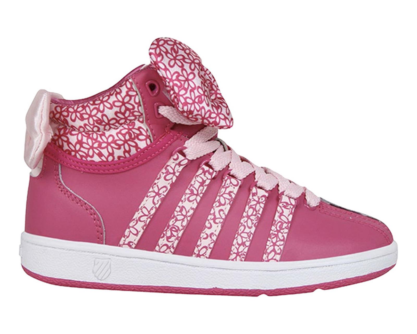 Foto 2 pulgar | Tenis Casual Niña Cómodo K-swiss Classic Vn Mid Unisex Rosa Color Rosa