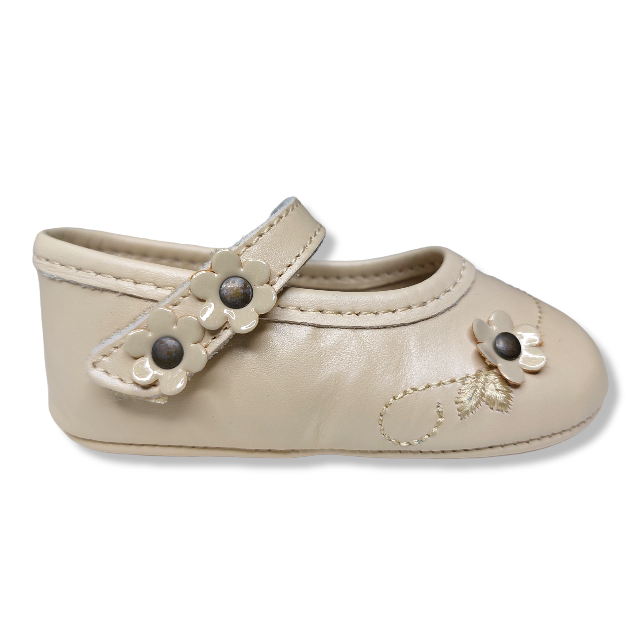 Foto 2 pulgar | Zapato Beige Para Bebé Niña Mini Burbujas