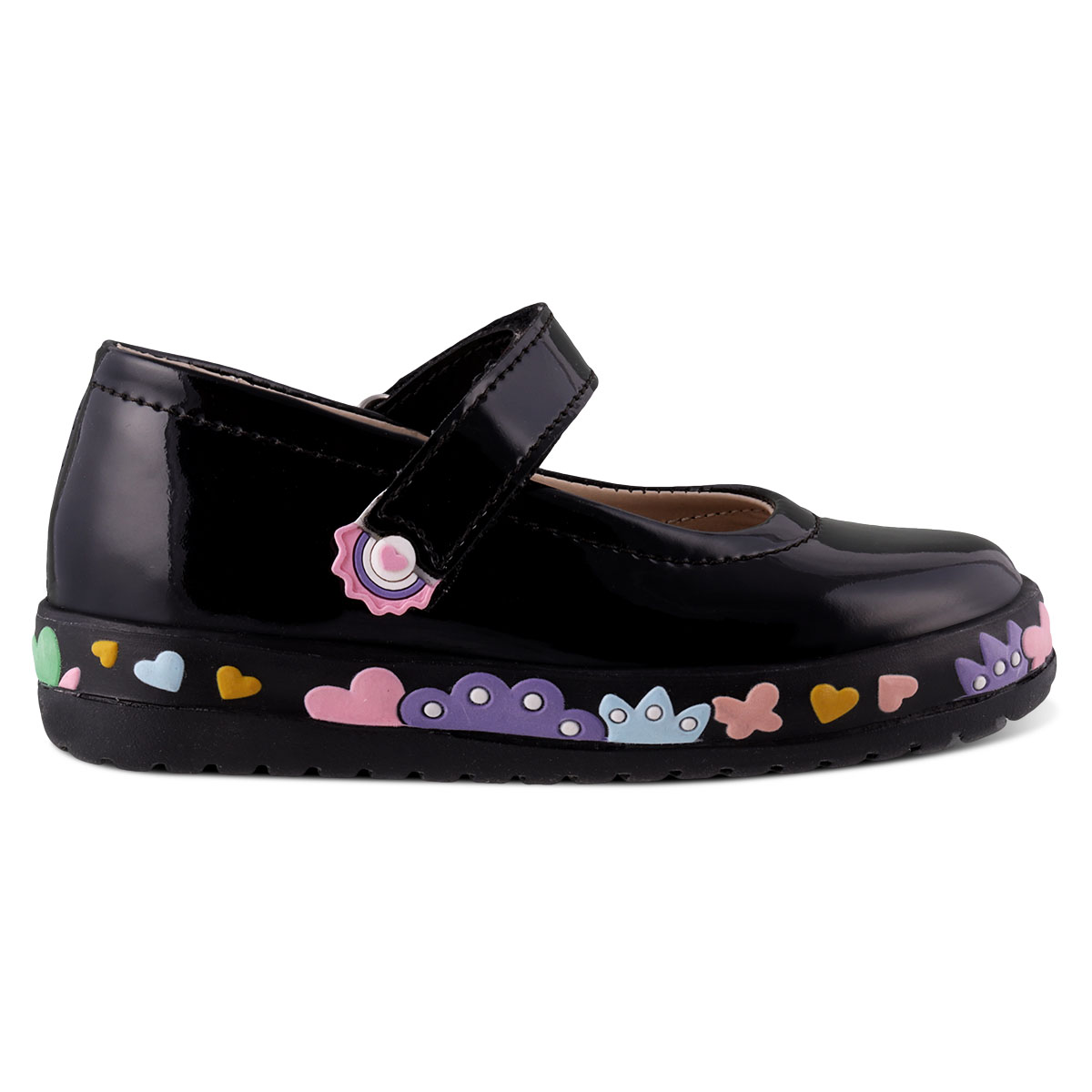 Foto 2 | Zapatos de Charol Dominiq 644 color Negro para Niña