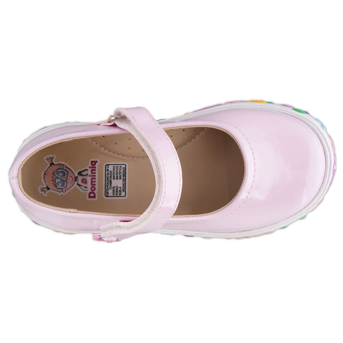 Foto 5 pulgar | Zapatos Casuales Dominiq 644 de Charol para Niña