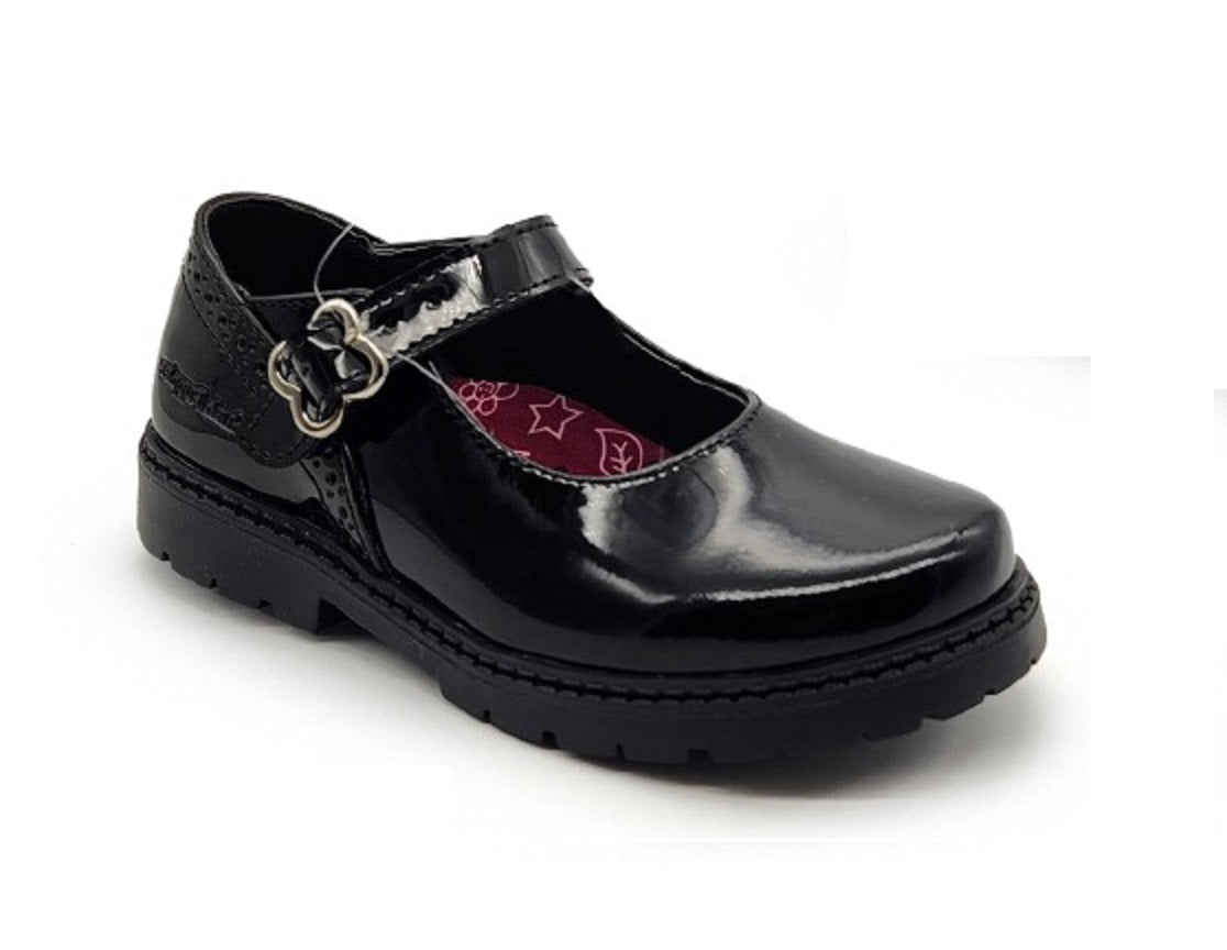 Foto 2 pulgar | Hush Puppies Kids Hp01499 Color: Charol Negro Escolar