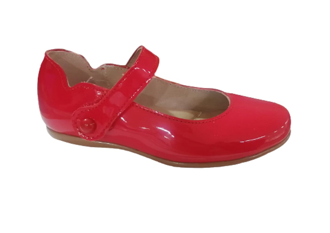 Zapatos de Charol Karsten 56239-1-a Rojo