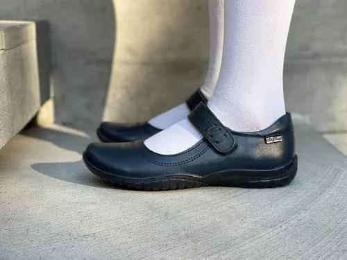 Foto 5 pulgar | Zapato Escolar de Piel Coqueta 38700-e Marino