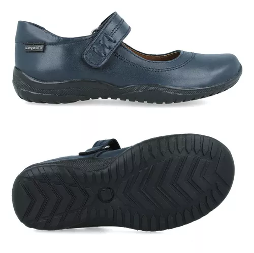 Foto 6 pulgar | Zapato Escolar de Piel Coqueta 38700-e Marino