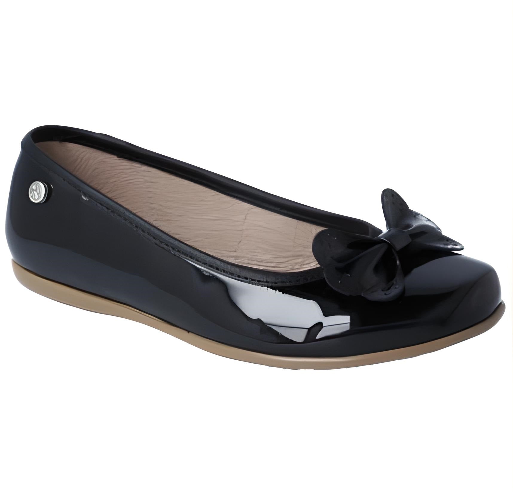 Flats para Niña Karsten Charol color Negro
