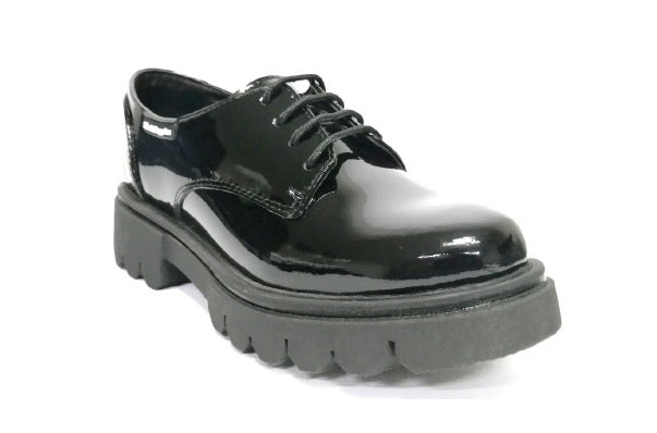 Foto 2 pulgar | Zapatos Hush Puppies Kids Hp01293 color Charol Negro Casual