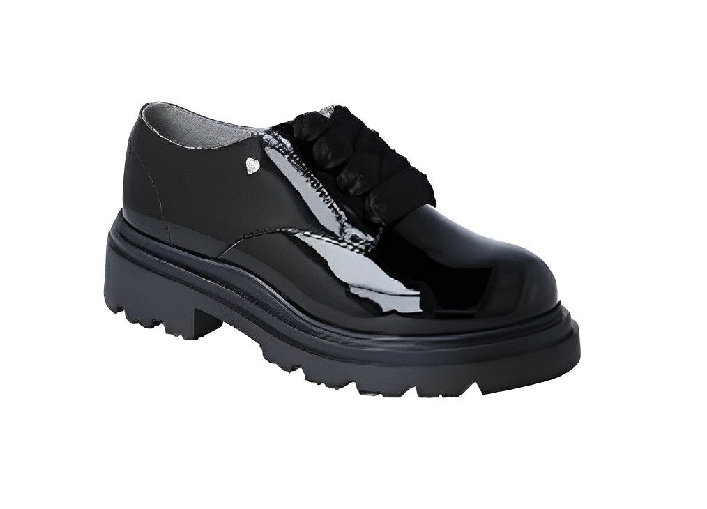 Foto 2 pulgar | Zapatos de Charol Karsten 41705-1-a Negro para Niña