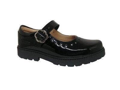 Foto 1 | Hush Puppies Kids Hp01501 Color: Charol Negro Escolar