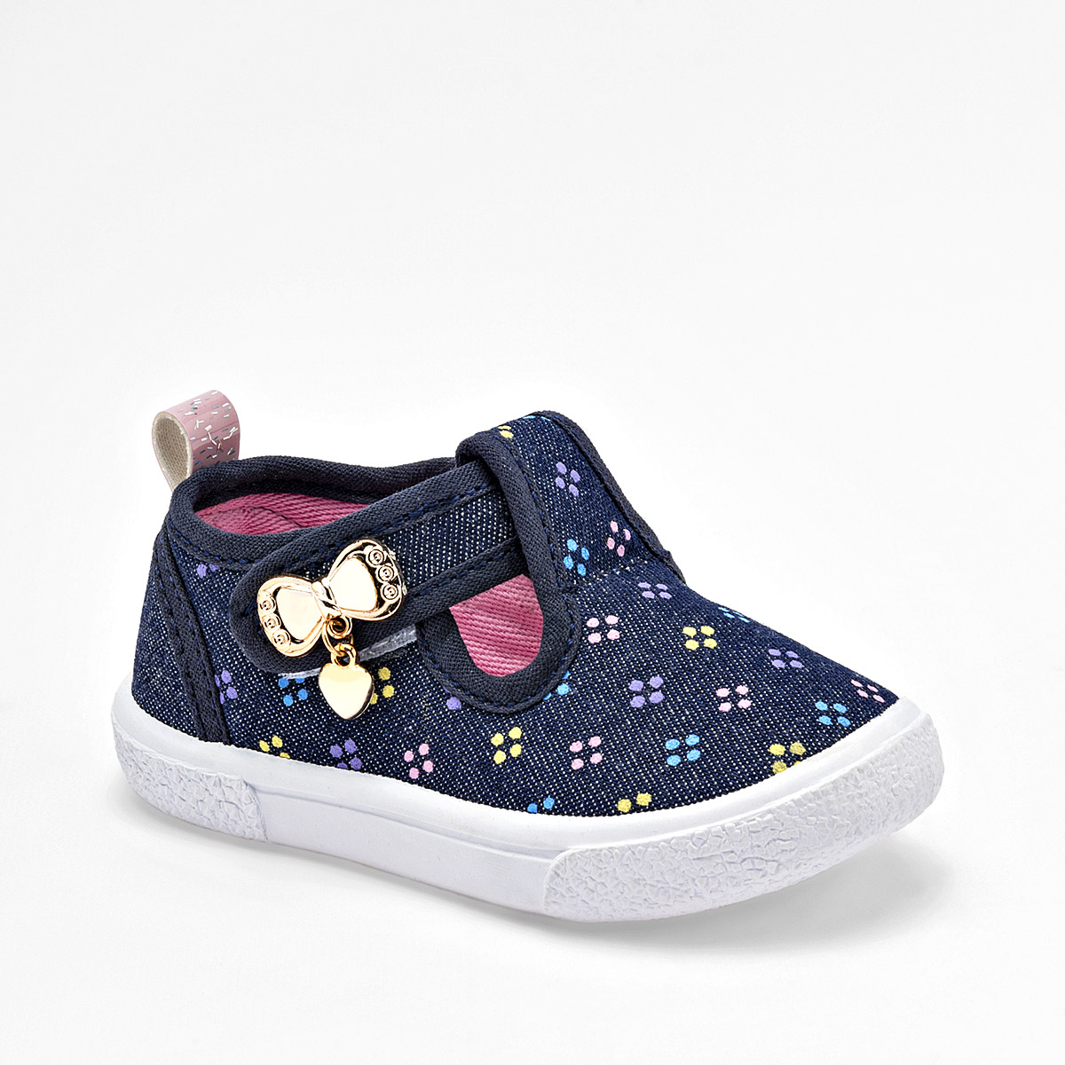 Foto 1 | Kids Vane Zapatitos Para Bebé Niña Marino Multicolor, Código 120793-b