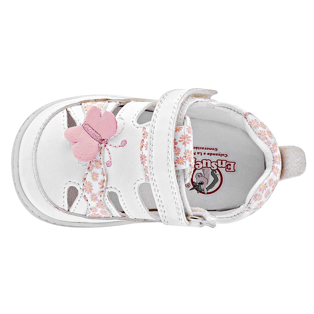 Foto 3 pulgar | Ensueño Zapatitos Para Bebé Niña Blanco, Código 97912-1