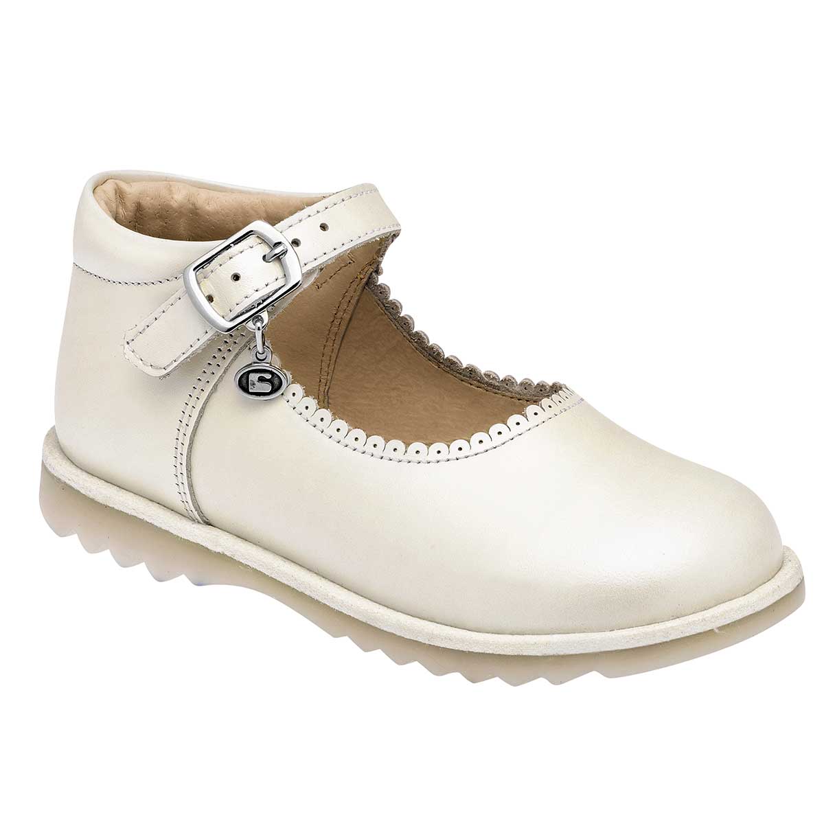 Foto 2 pulgar | Zapato Coqueta Blanco para Niña