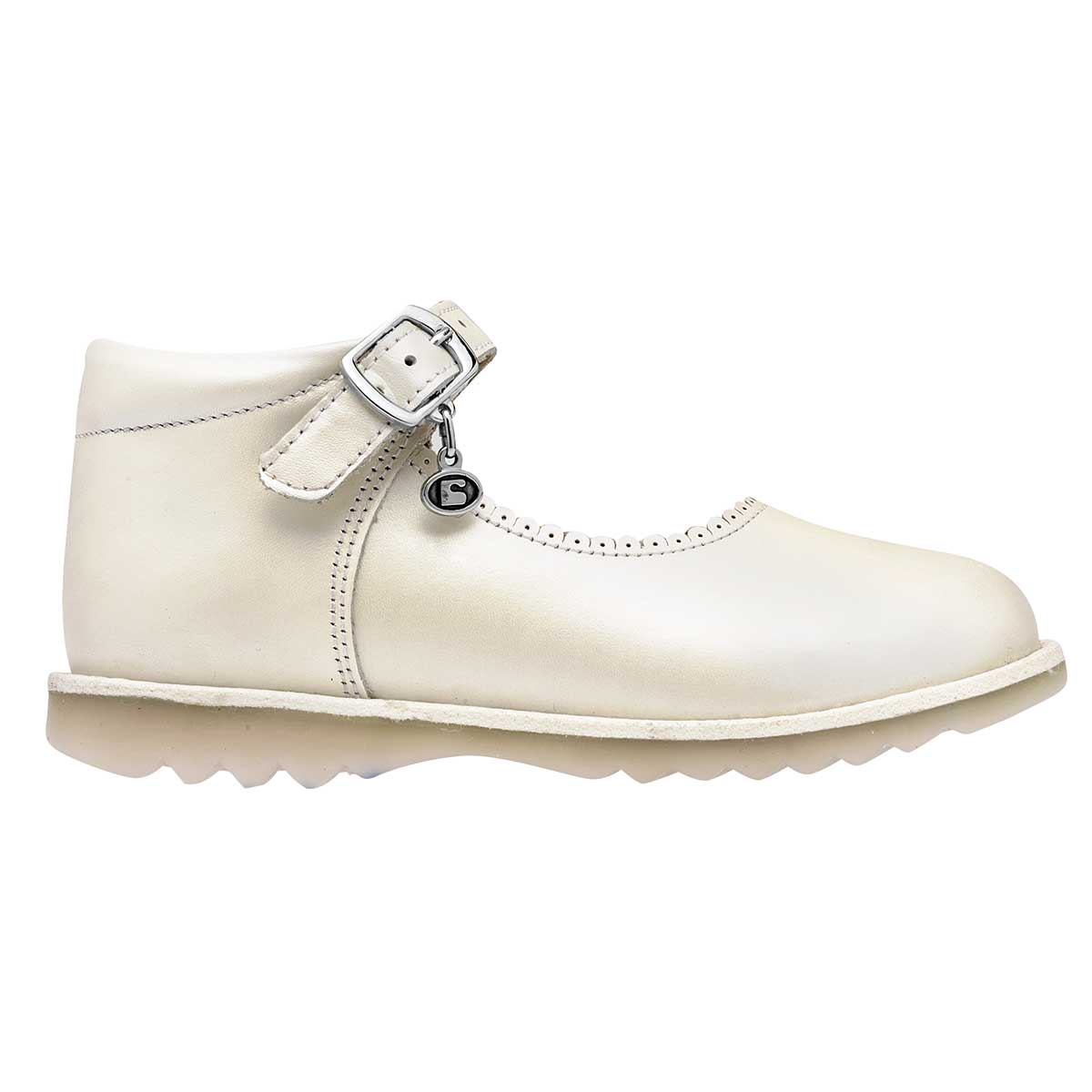 Foto 4 pulgar | Zapato Coqueta Blanco para Niña