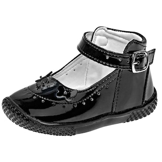 Foto 1 | Zapatitos Chaparrin Negros Charol para Bebé Niña