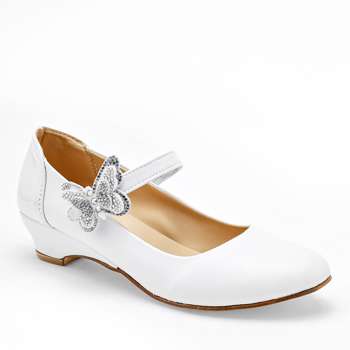 Zapato de Graduación para Niña Didi...ana Blancos 120619-2