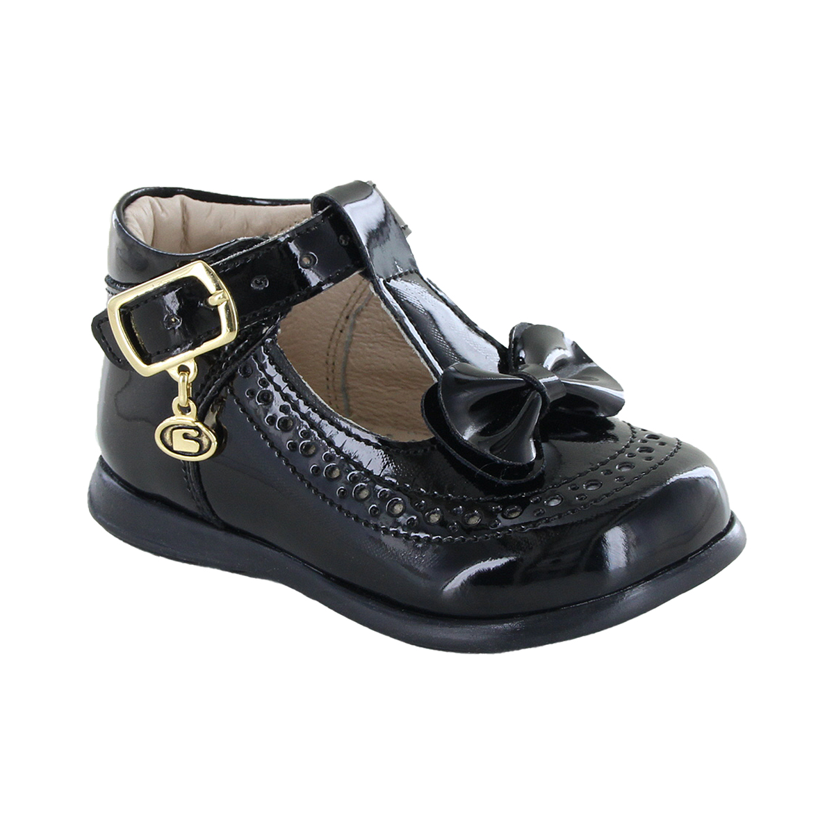 Foto 2 pulgar | Zapatitos para Bebé Niña Coqueta Negro Charol 105974-1