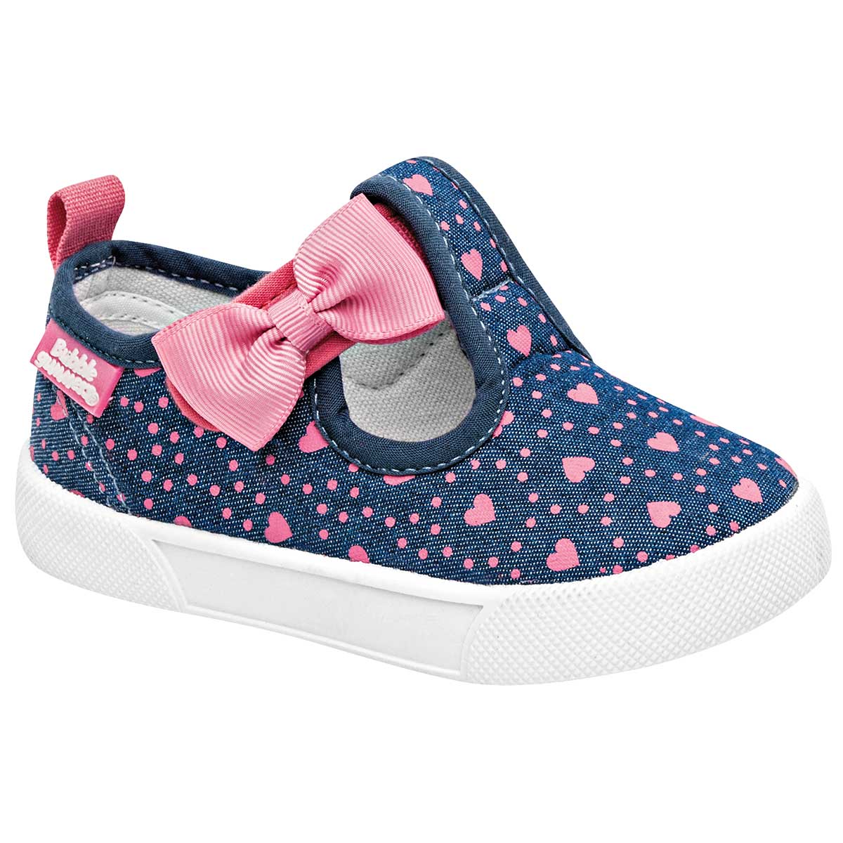 Zapato para Niña Bubble Gummers Mezclilla color Rosa 62137-1