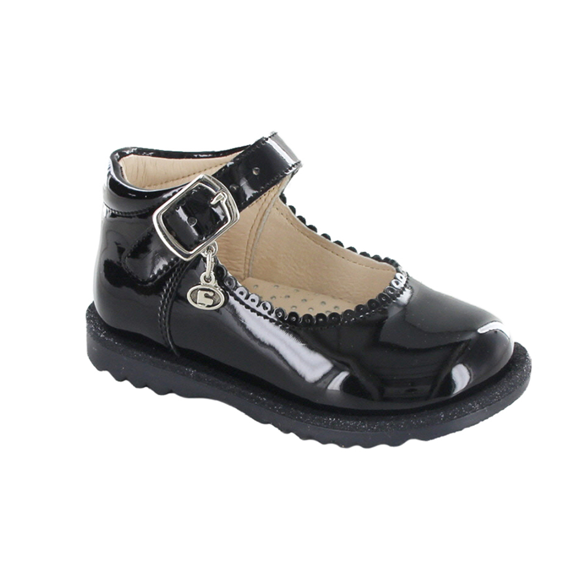Foto 2 pulgar | Zapato para Niña Coqueta Negro Charol 102520-1