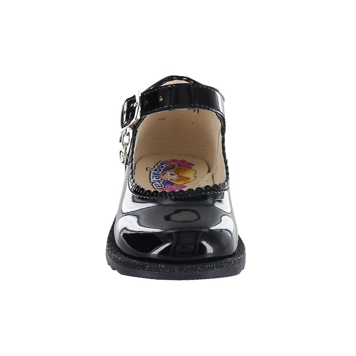 Foto 4 pulgar | Zapato para Niña Coqueta Negro Charol 102520-1