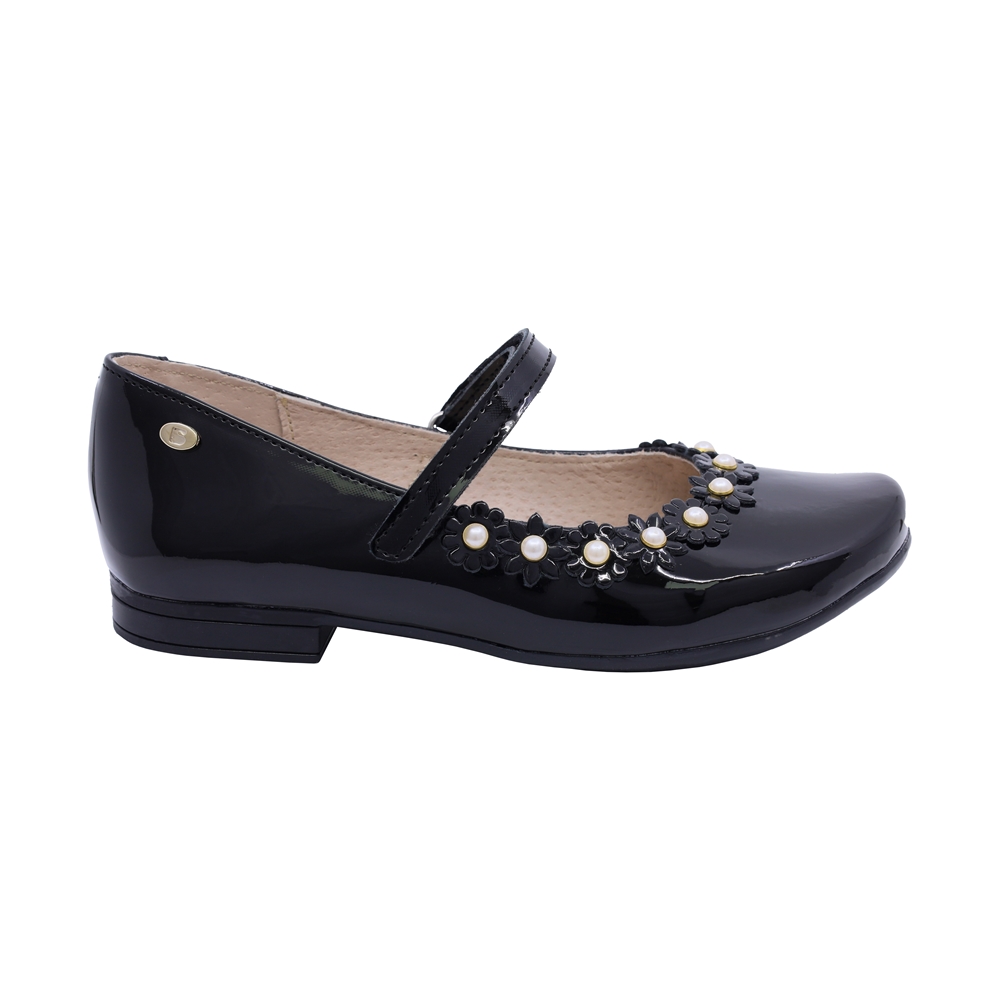 Foto 3 pulgar | Coqueta 45017-c Color: Charol Negro Formal