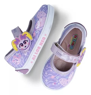 Foto 4 | Flats Distroller 50405-2-a Púrpuras Sintéticos para Niñas