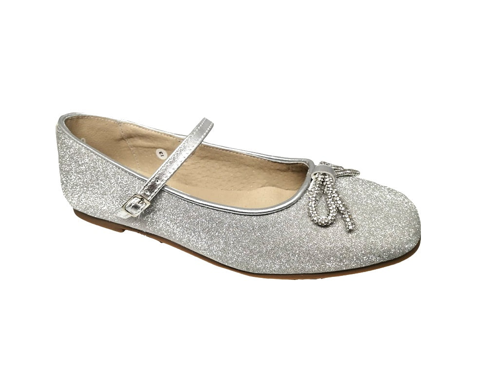 Flats Karsten 35410-6-a Plateadas para Niña