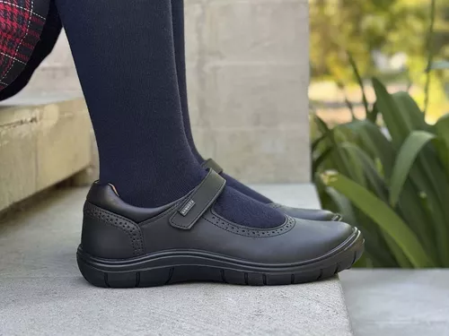 Foto 4 pulgar | Zapatos Escolares Coqueta 171202-a Negros para Niña