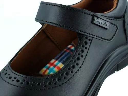 Foto 8 pulgar | Zapatos Escolares Coqueta 171202-a Negros para Niña