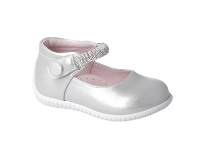 Foto 1 | Zapatos Karsten Plateados Formal para Bebé Niña