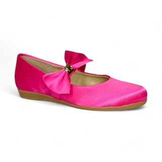 Foto 1 | Zapatilla De Cenicienta Bella Durmiente Casual Rosa Satin Las Cuatas.