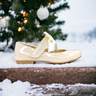 Foto 3 | Zapatos De Princesa Bella Durmiente Casuales Aurora Beige Las Cuatas.