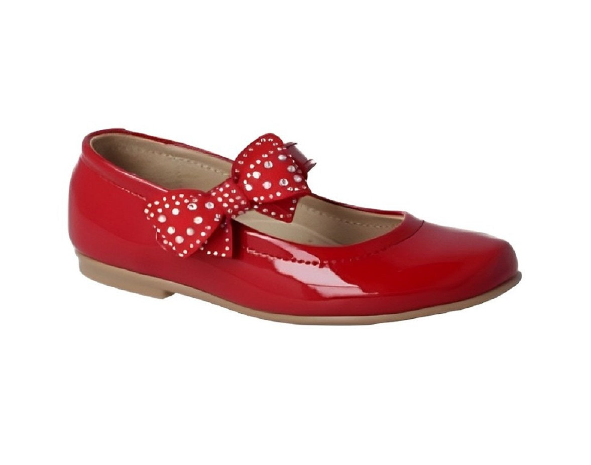 Foto 2 pulgar | Zapatos Karsten 62601-6-c Rojo Charol Formal Niña