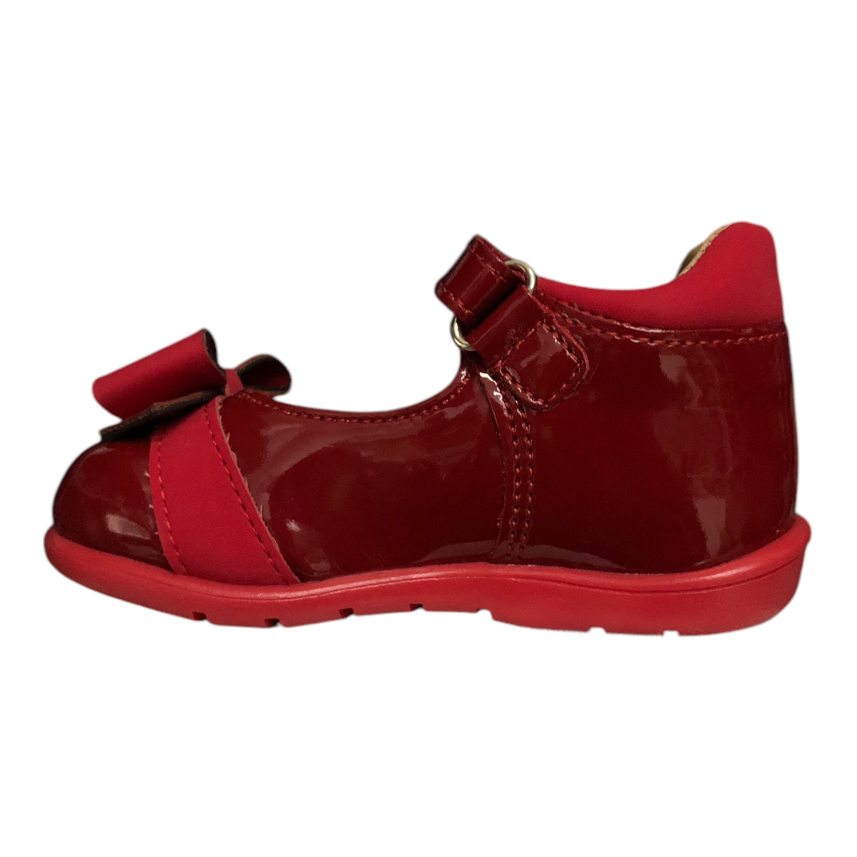 Foto 3 | Zapato Coqueta de Charol Rojo para Niña