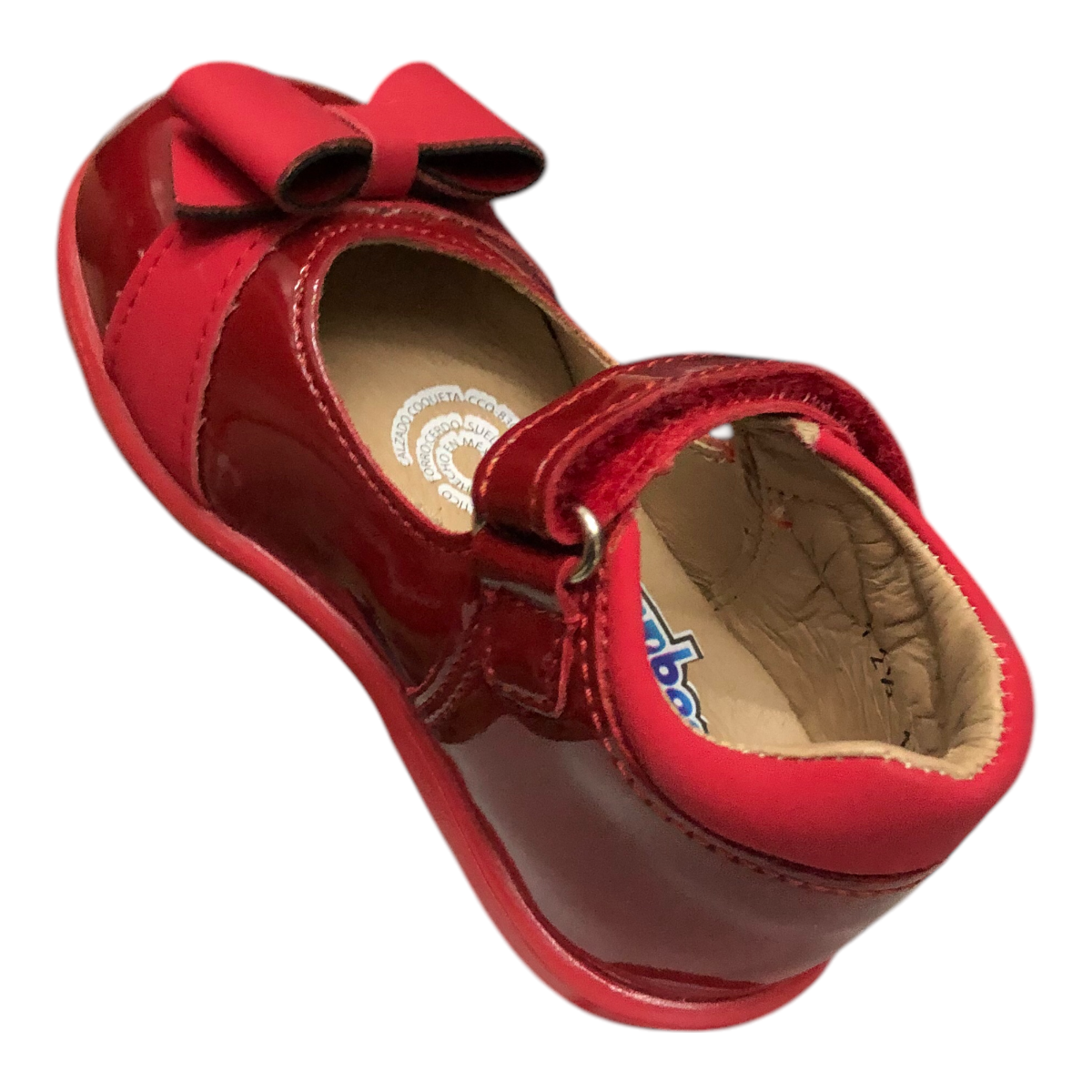 Foto 5 pulgar | Zapato Coqueta de Charol Rojo para Niña