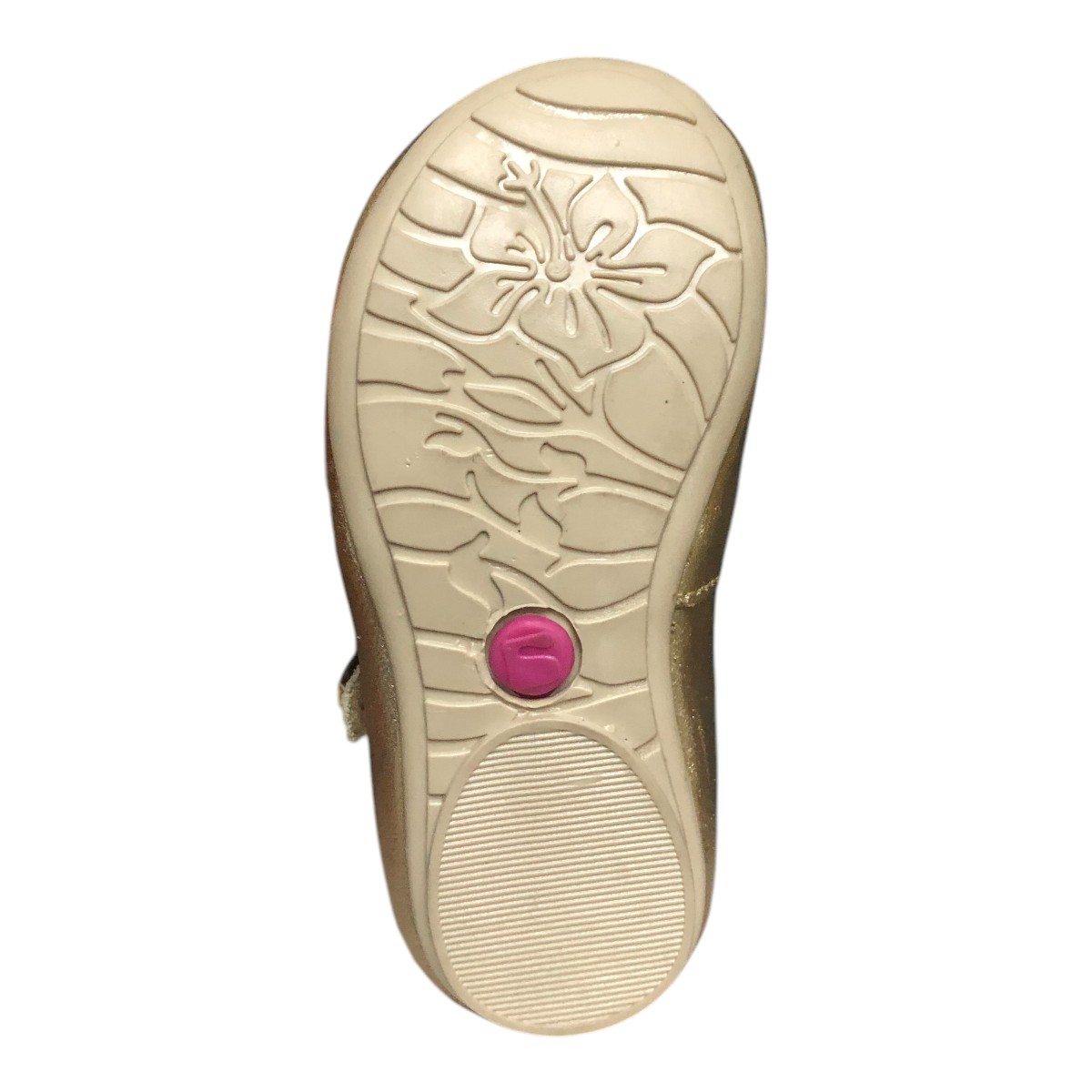Foto 5 | Zapato Coqueta de Piel color Dorado para Niña