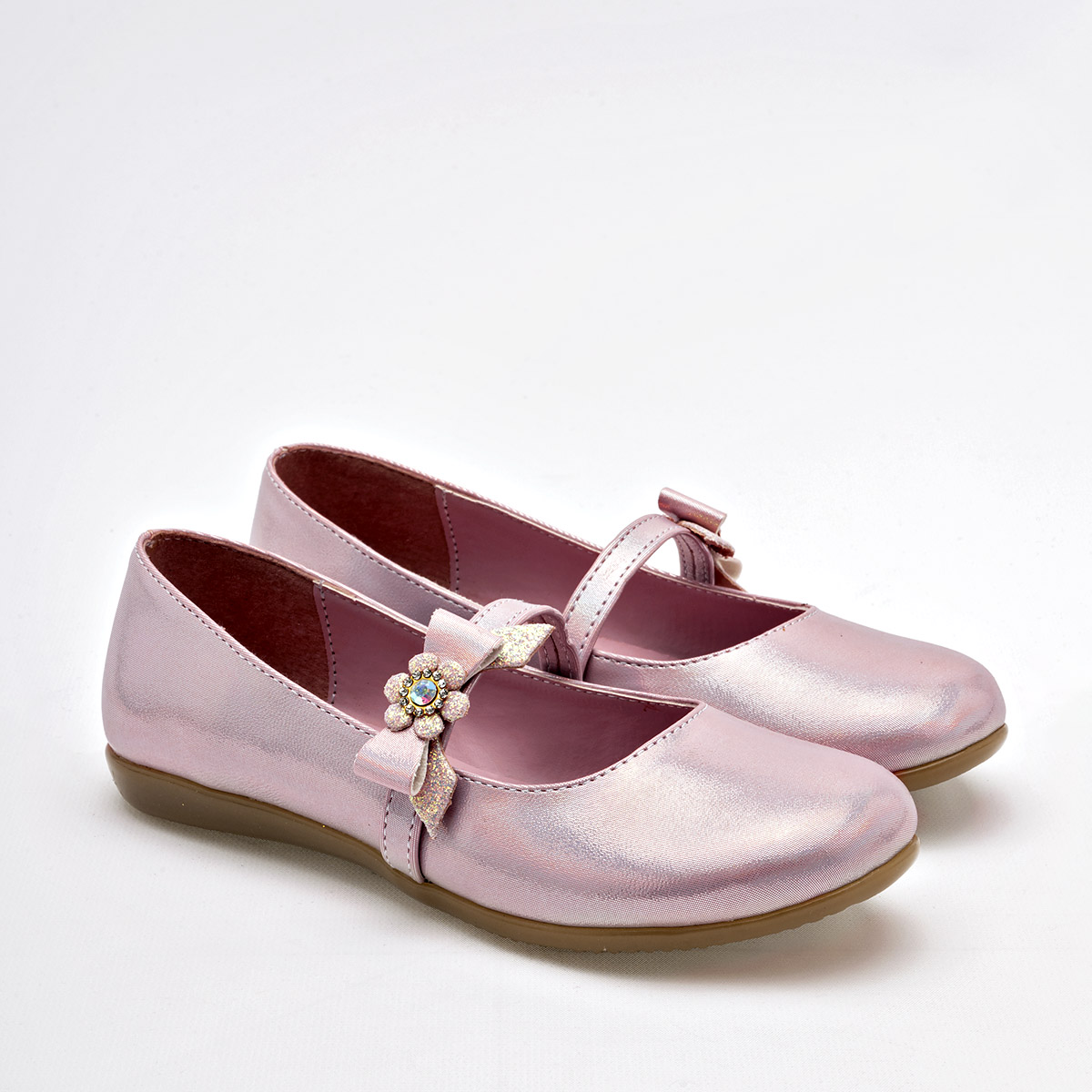 Foto 2 | Caramel Zapato De Graduación Para Niña Rosa Tornasol