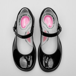 Foto 3 | Yuyin Zapato Para Niña Negro Charol
