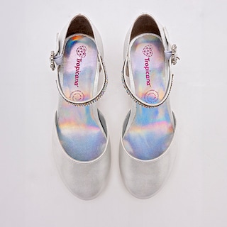 Foto 3 | Zapato Tropicana Plateado para Niña