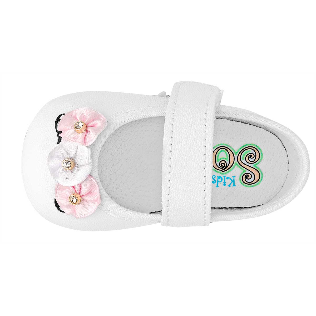Foto 3 pulgar | Kids Sofi Zapatitos Para Bebé Niña Blanco