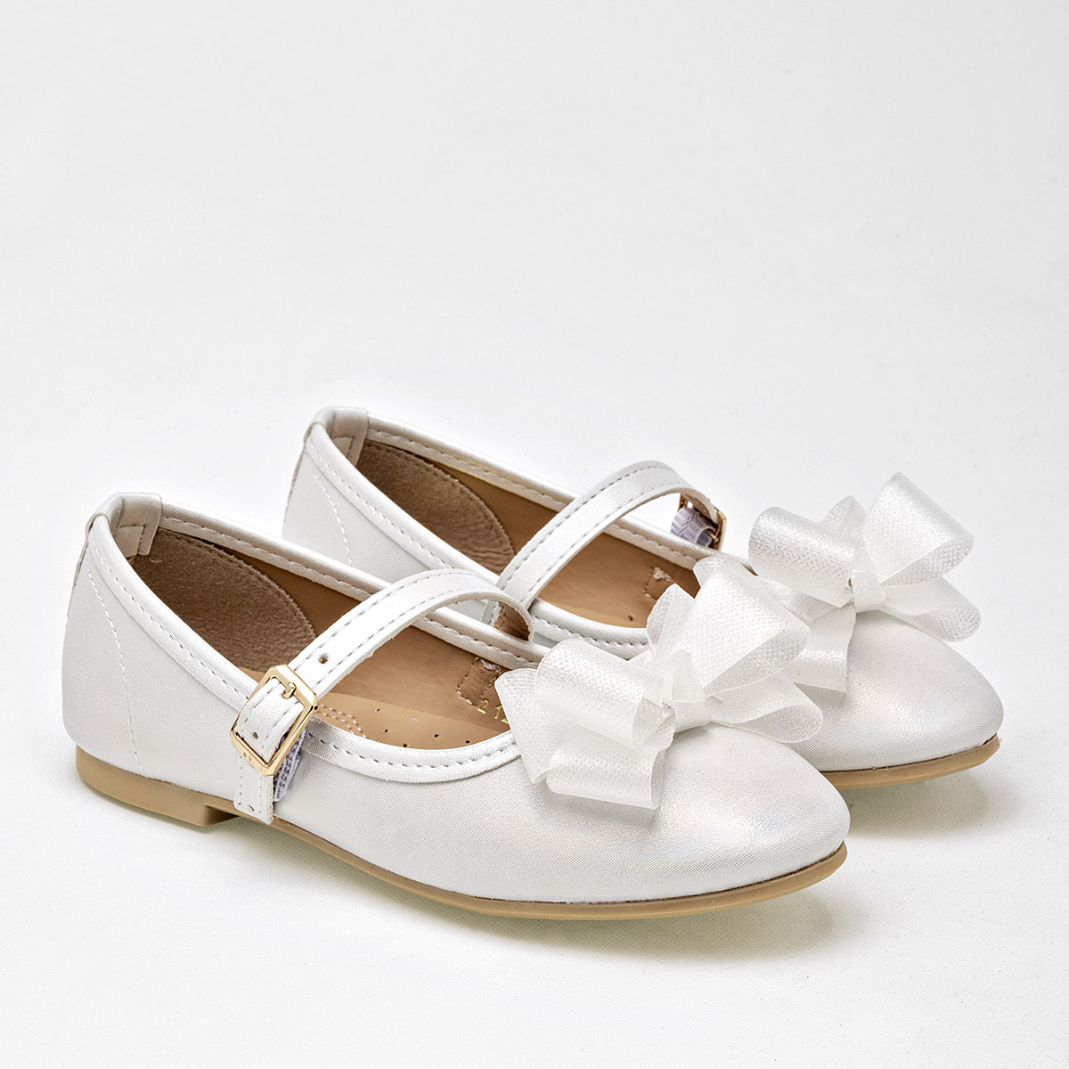 Foto 2 | Celex Zapato De Graduación Para Niña Blanco Tornasol